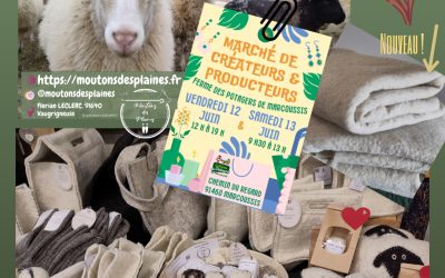 NOUVEAUTÉS en quantité limitée !  Moutons des Plaines vous donne rendez vous à la Ferme des Potagers de Marcoussis
